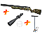 Carabina Pressão PCP Leviathan Camuflada PS-R2 - Cal. 5.5mm - Nova Vista + Luneta Victoptics 6x24-50 SFP + Bomba FXR - Imagem 1