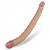 PÊNIS DUPLO VEIAS SALIENTES REALÍSTICO DOUBLE DILDO 36X3X4,3CM GENERAL IMPORT - Imagem 3