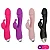 Vibrador ponto G com estimulador de clitóris - Imagem 4