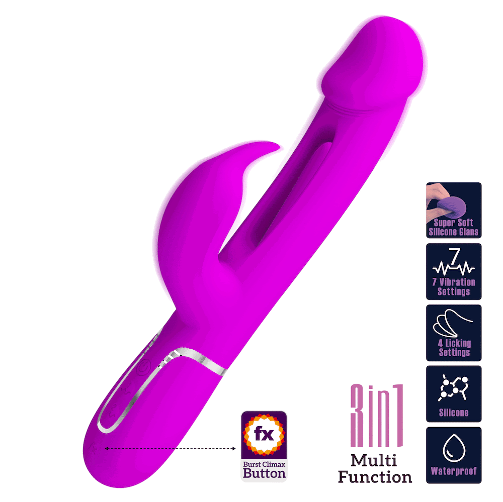 Vibrador de Ponto G 3 in 1- PRETTY LOVE - Imagem 11