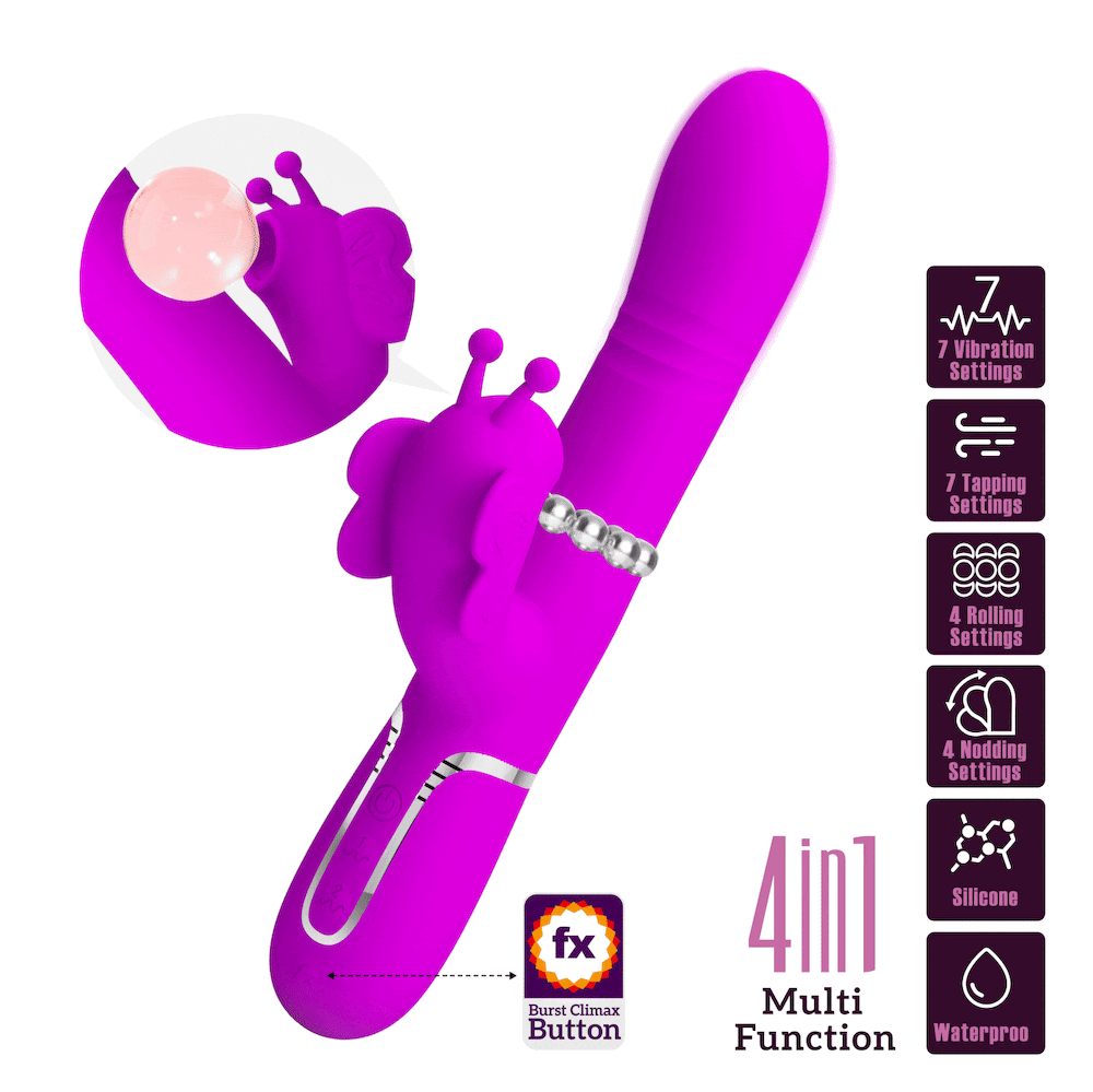 Vibrador Ponto G 4 in 1 - PRETTY LOVE - Imagem 9