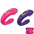 Vibrador de casal com estimulador clitoriano - Imagem 1