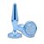 PLUG ANAL IUPI PEDRA CRAVEJADA HARD -AZUL - Imagem 1