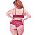 Sutiã Plus Size Renda bordô - Imagem 2