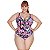 Maiô Plus Size Trançado Floral - Imagem 1