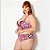 Parte de baixo Bíquini Plus Size Tropical Branco - Imagem 2