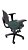 Cadeira Giratória Estrutura em metal assento e encosto modelo Secretária espuma injetada Revestimento em Tecido com Braço modelo digitador - Imagem 3