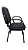 Cadeira Fixa modelo Diretor braço modelo Corsa Espuma Injetada revestimento em Corino Costura cor Preto - Imagem 2