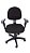 Cadeira Giratória Base em Metal modelo Ergonômico Backsystem Assento e Encosto Executivo espuma injetada revestimento em Tecido liso cor Preto - Imagem 4