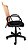 Cadeira Giratória Diretor Assento estofado com revestimento em Tecido cor preto com Encosto em Fibra - Imagem 2