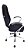Cadeira Giratória Base em metal Assento e Encosto modelo Presidente espuma injetada 70mm com costura revestimento em Tecido cor preto Base e Braços Cromados - Imagem 3