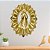 Jesus Misericordioso - Imagem Decorativa Religioso Acrílico Dourado Espelhado sala - Imagem 1