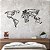 Mapa Mundi - modelo 01 - Desenho Decorativo relevo para parede casa quarto sala - Imagem 1