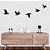 Conjunto de Pássaros - Desenho Decorativo 3D relevo para parede casa quarto sala - Imagem 1
