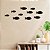 Conjunto de Peixes - Desenho Decorativo 3D relevo para parede casa quarto sala - Imagem 3