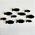 Conjunto de Peixes - Desenho Decorativo 3D relevo para parede casa quarto sala - Imagem 2