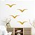 Kit Pássaros - Desenho Decorativo 3D relevo para parede casa quarto sala - Imagem 1