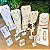 Kit expositor Joias semi joias bijus - brincos, colar, Pulseiras - Acrílico 17UNDs - Imagem 1