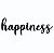 Happiness - Letreiro Decorativo em MDF relevo quarto sala casa - Imagem 4