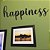 Happiness - Letreiro Decorativo em MDF relevo quarto sala casa - Imagem 3