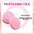 Paleta Flor para Cola com 10un. - Rosa - Imagem 1
