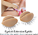 Pálpebras de silicone macio de substituição para treino de cílios - Imagem 3