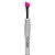 Pincel de Silicone Chanfrado Master para Acoplagem Lash Lifting 1un Rosa - Imagem 2