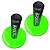PAR DE IMÃS PARA ENVELOPAMENTO E PLOTAGEM VERDE NEON 45MM - Imagem 1