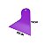 ESPÁTULA PARA APLICAR INSULFILM MINI BATEDOR ROXO - Imagem 3