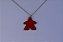 Colar Meeple Vermelho - Imagem 1