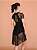 Vestido em tule mullet - Preto - Imagem 2