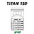 PISTAO KIT TITAN 150 TODOS OS ANOS / NXR BROS 150 2006 EM DIANTE VINI 1,75 - Imagem 1