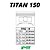 PISTAO KIT TITAN 150 TODOS OS ANOS / NXR BROS 150 2006 EM DIANTE SMART FOX 4,00 - Imagem 1