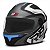 CAPACETE PRO TORK R8 PRO PRETO FOSCO/AZUL 58 - Imagem 2