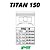PISTAO KIT TITAN 150 TODOS OS ANOS / NXR BROS 150 2006 EM DIANTE SMART FOX 2,00 - Imagem 1