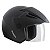 CAPACETE EBF THUNDER OPEN SOLID PRETO FOSCO 60 - Imagem 1