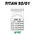 PISTAO KIT TITAN 125 1992-2001 METAL LEVE 0,75 - Imagem 1