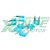 FUSIVEL ENCAIXE MINI 15 AMPERES CBX 250 / TITAN 150 (AZUL) TRILHA - Imagem 1