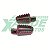 PEDALEIRA DIANT MODELO CROSS STARKE RACING (PAR) VERMELHA - CRF 230/XR 250/XTZ - Imagem 1