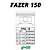 PISTAO KIT FACTOR 150 / FAZER 150 / XTZ CROSSER 150  METAL LEVE 0,25 - Imagem 1