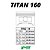 PISTAO KIT TITAN 160 / FAN 160 / BROS 160 METAL LEVE STD - Imagem 1