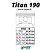 PISTAO KIT TITAN 150 TODOS OS ANOS [TRANSFORMA PARA 190CC](ANEL GROSSO) KMP  STD - Imagem 1