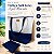 Tote Bag - Treliça Soft Luxo Azul Marinho com Tela Branca - Imagem 2