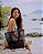 Bolsa de Praia com Necessaire na cor Preto Shine com Tela Preta - Imagem 2