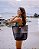Bolsa de Praia com Necessaire na cor Preta com Tela Preta - Imagem 6