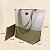 Bolsa de Praia com Necessaire na cor Dourado Shine com Tela Branca - Imagem 7