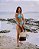 Bolsa de Praia com Necessaire na cor Preto Shine com Tela Bege - Imagem 5