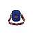 Bolsa Tiracolo Pequena em Silicone Azul - Imagem 1