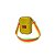 Bolsa Tiracolo Pequena em Silicone Amarelo - Imagem 3
