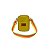 Bolsa Tiracolo Pequena em Silicone Amarelo - Imagem 1